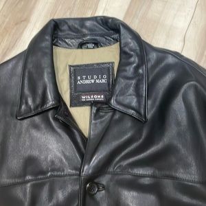 XXL Wilson StudioAndrew Marc Leather Coat